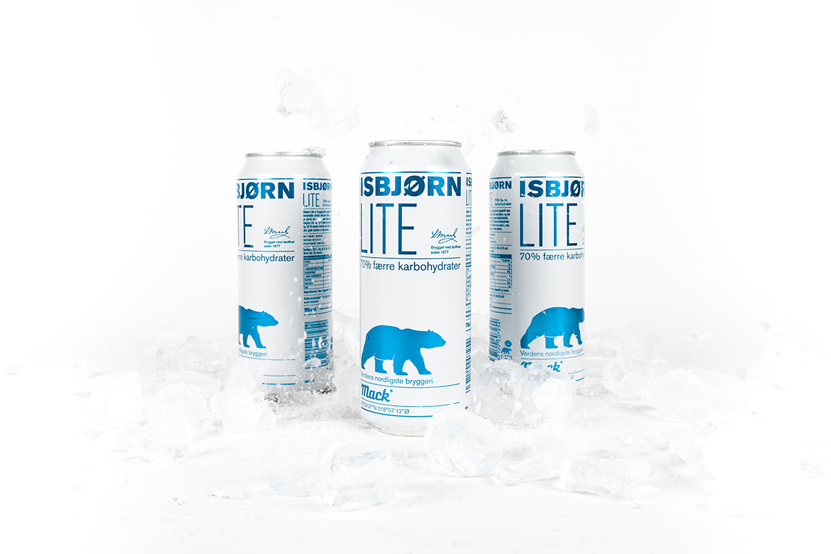 beer norwegian mack's ølbryggeri Polar Bear beer label Beer Packaging packaging design graphic design 