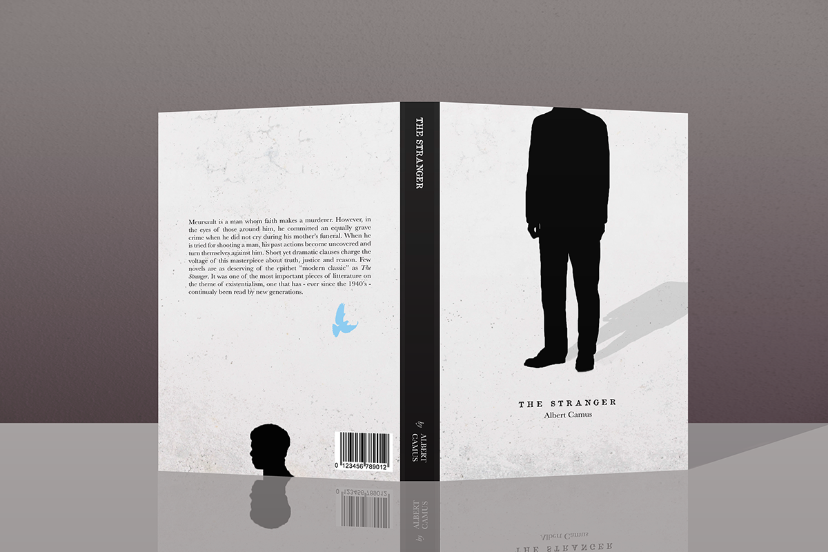 l'etranger the stranger albert camus book cover cover design book illustration