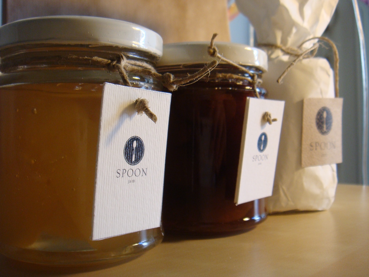 spoon sweet jam packaging design