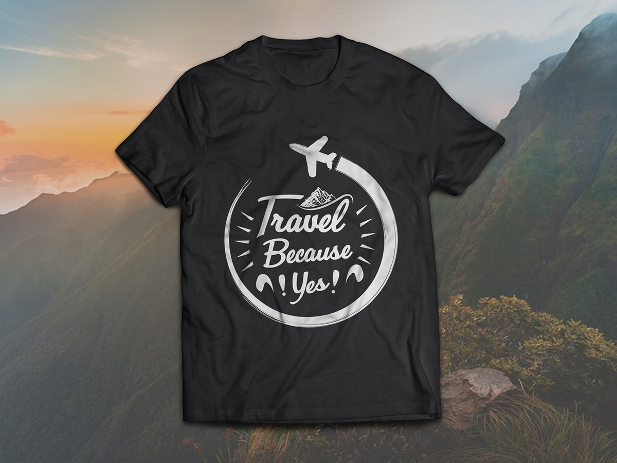 travel tshirt design