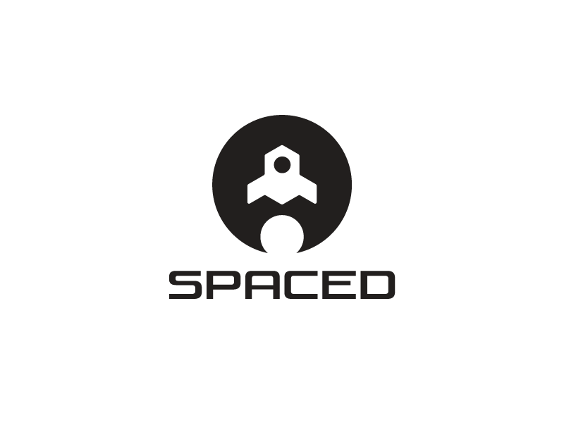 logo creative design identity branding  brand vector minimal Space  SPACEDchallenge