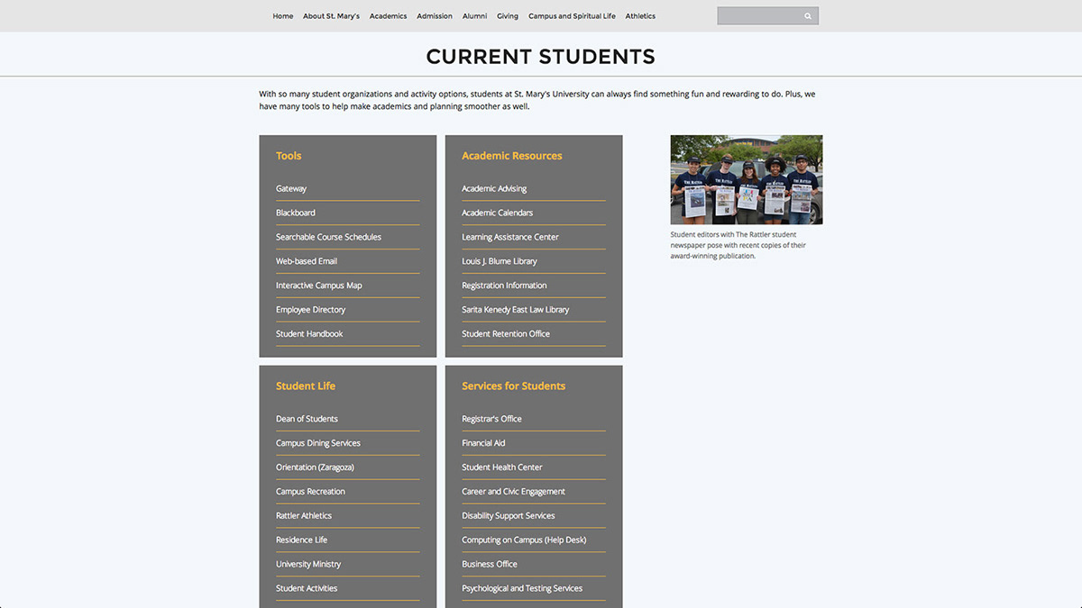 Website website redesign higher ed higher education