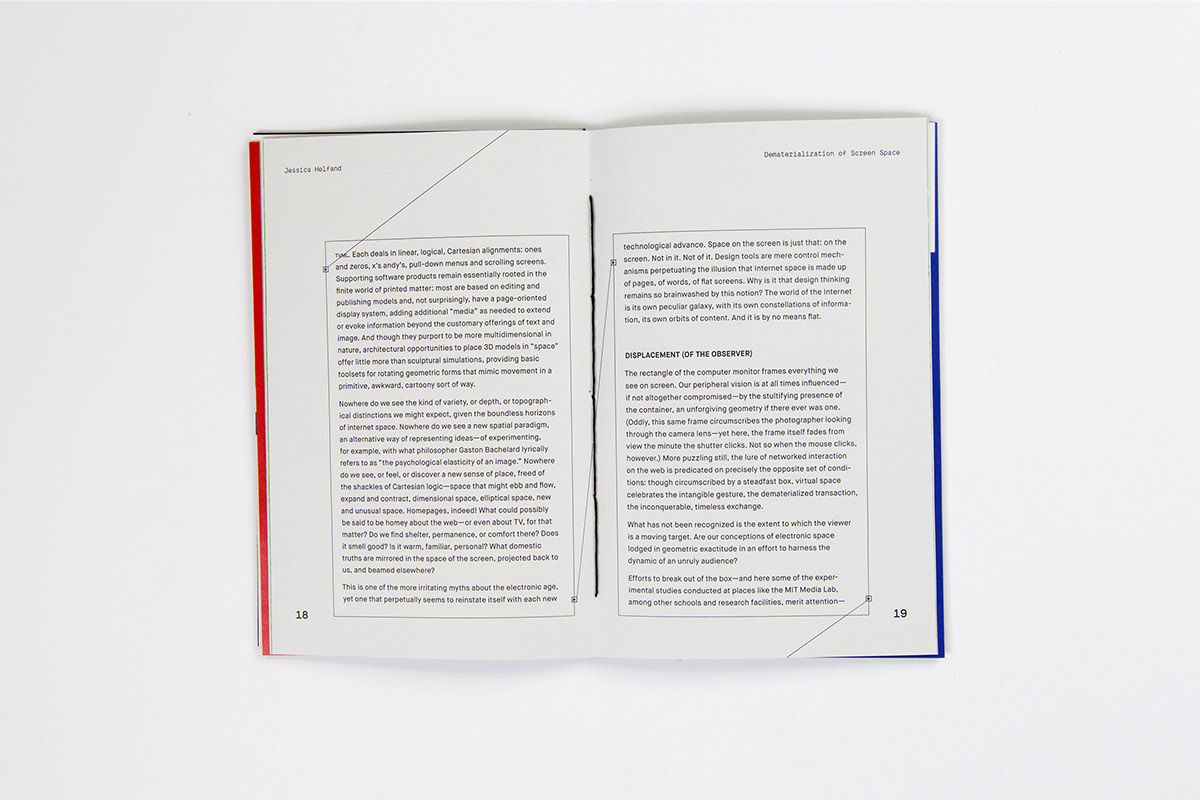 book RGB book design Type III risd Jessica Helfand lev manovich Ellen Lupton Bookbinding essays Collection