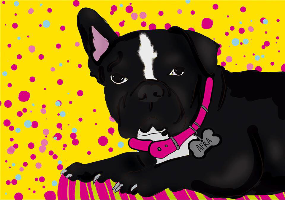 FACEBOOK.COM/SAYPISNIILLUSTRATION ilustracion Mascotas ilustradas dibujo perro perro dibujado MyDog mi perro