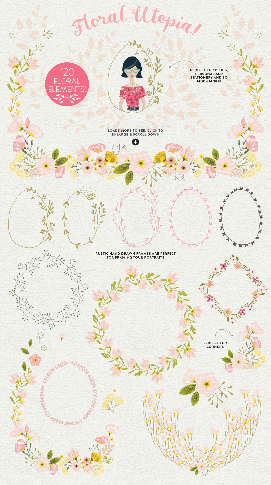 hand drawn clipart graphics resources wedding