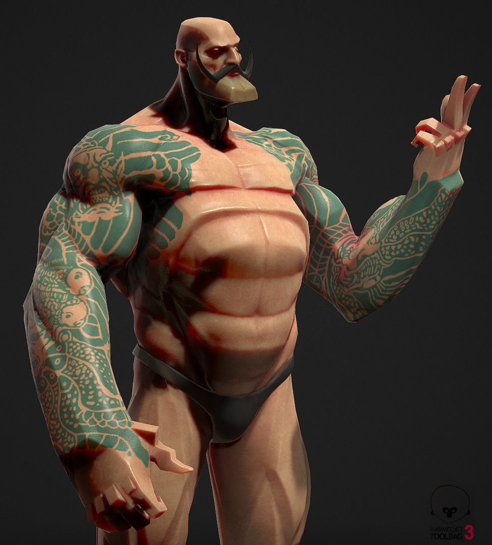 Game Art game model Zbrush sculpture stylized character character modeling