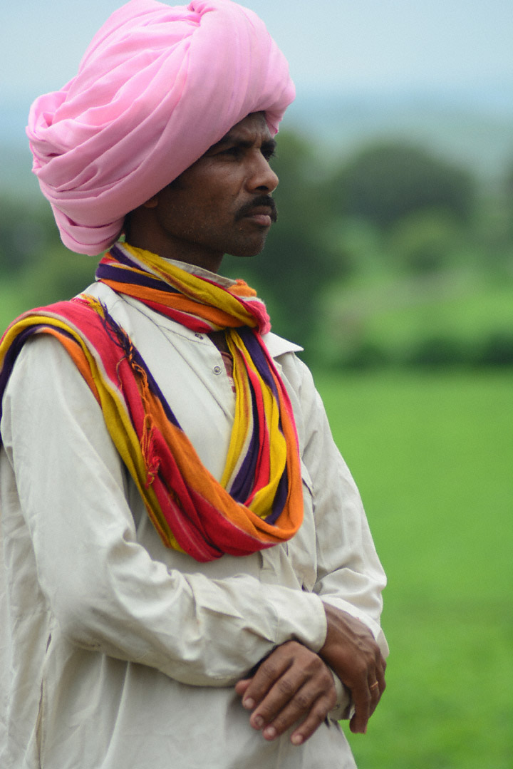 Rural india portraits turbans indian men turban styles madhya pradesh Dhar district India