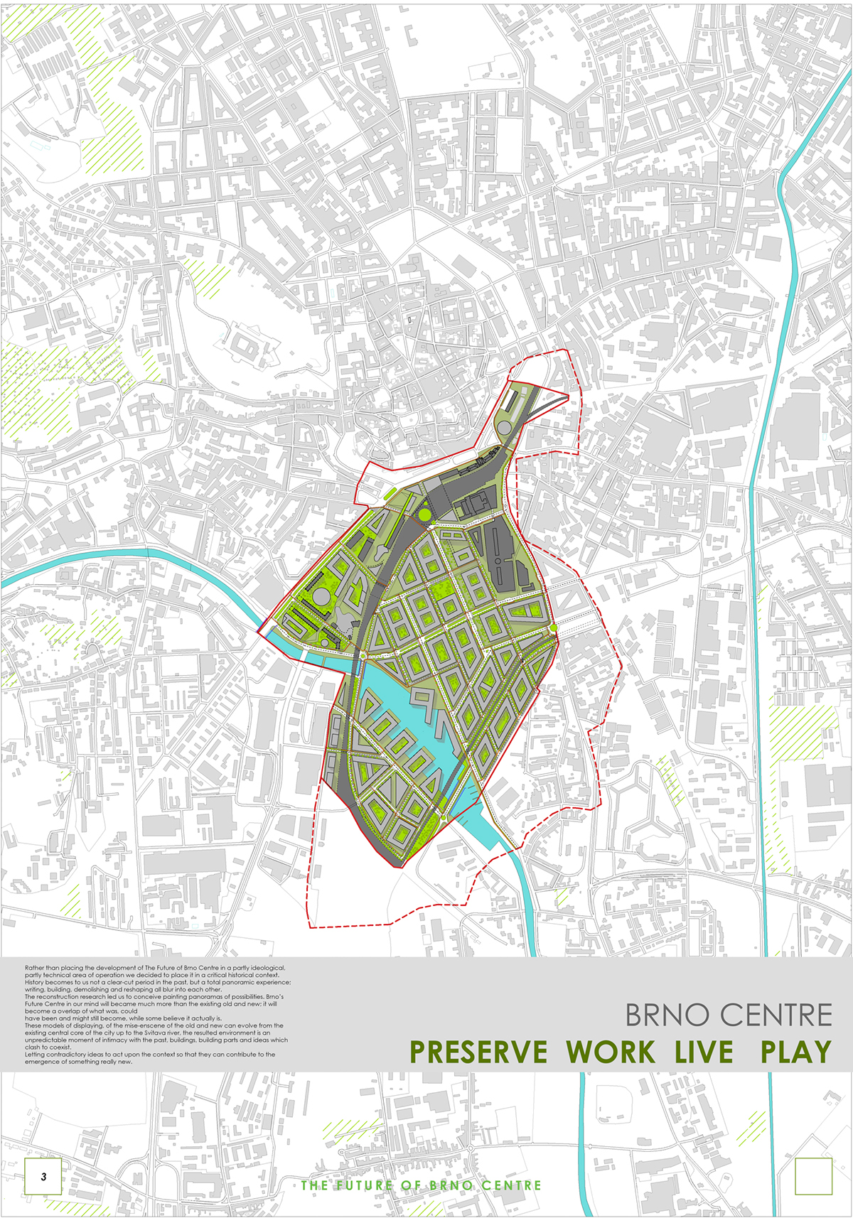 brno Competition urbanism   the future of city centre