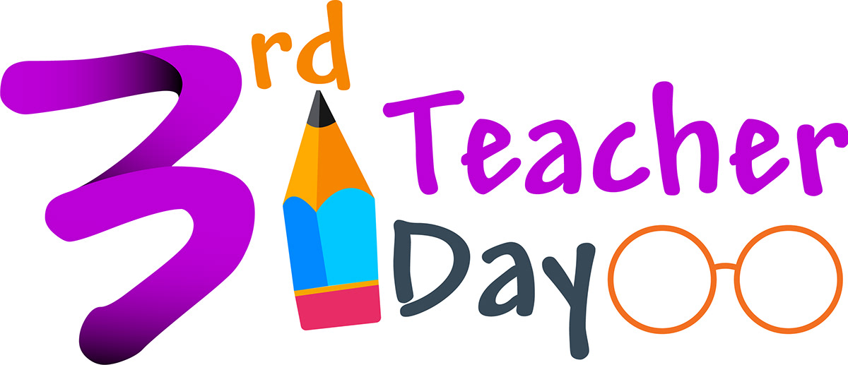 3rd Teacher Day logo teacher day Teacher Day Logo