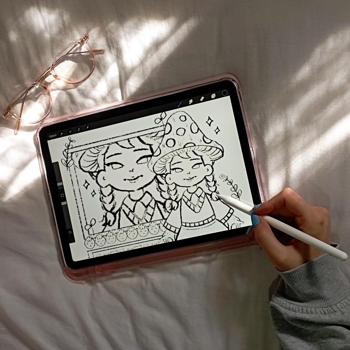 Procreate digitalpainting digitalart digitalwork  chibi Drawing  painting   Character design  cartoon concept art