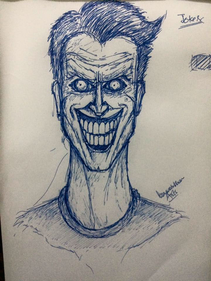 #joker #batman   #Darknight #jokersmile #horror   #scary #creepy #photoshop #DigitalArt