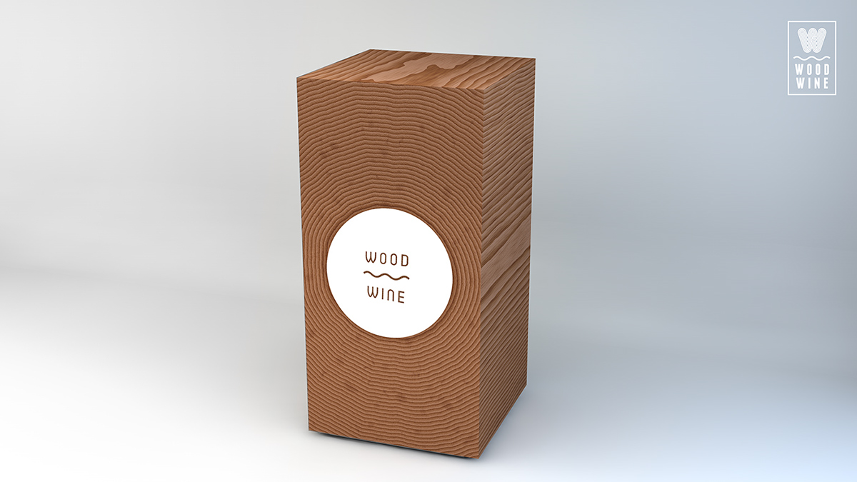 wood wine Packshot