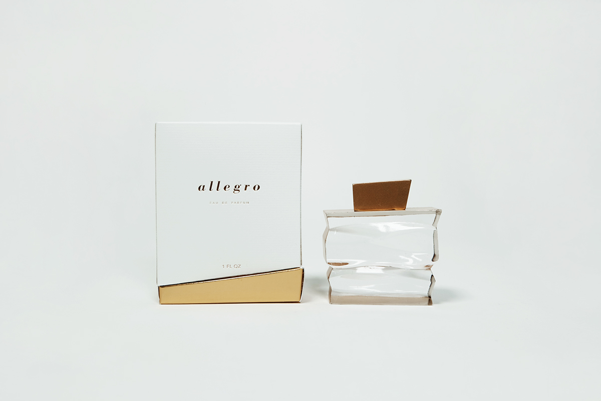 Fragrance parfum perfume package Allegro women pratt