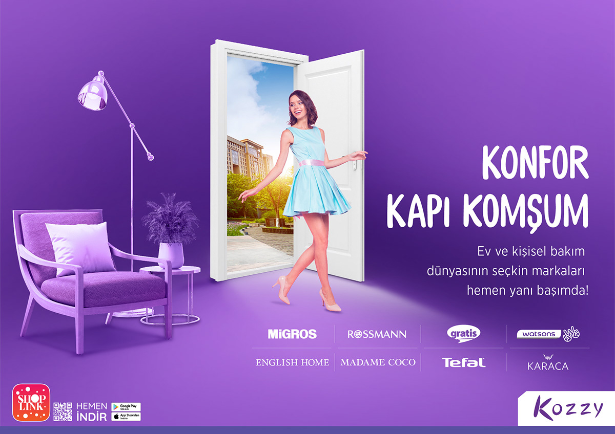 Kozzy AVM juvenis Advertising  mall Shopping shopping center shopping mall