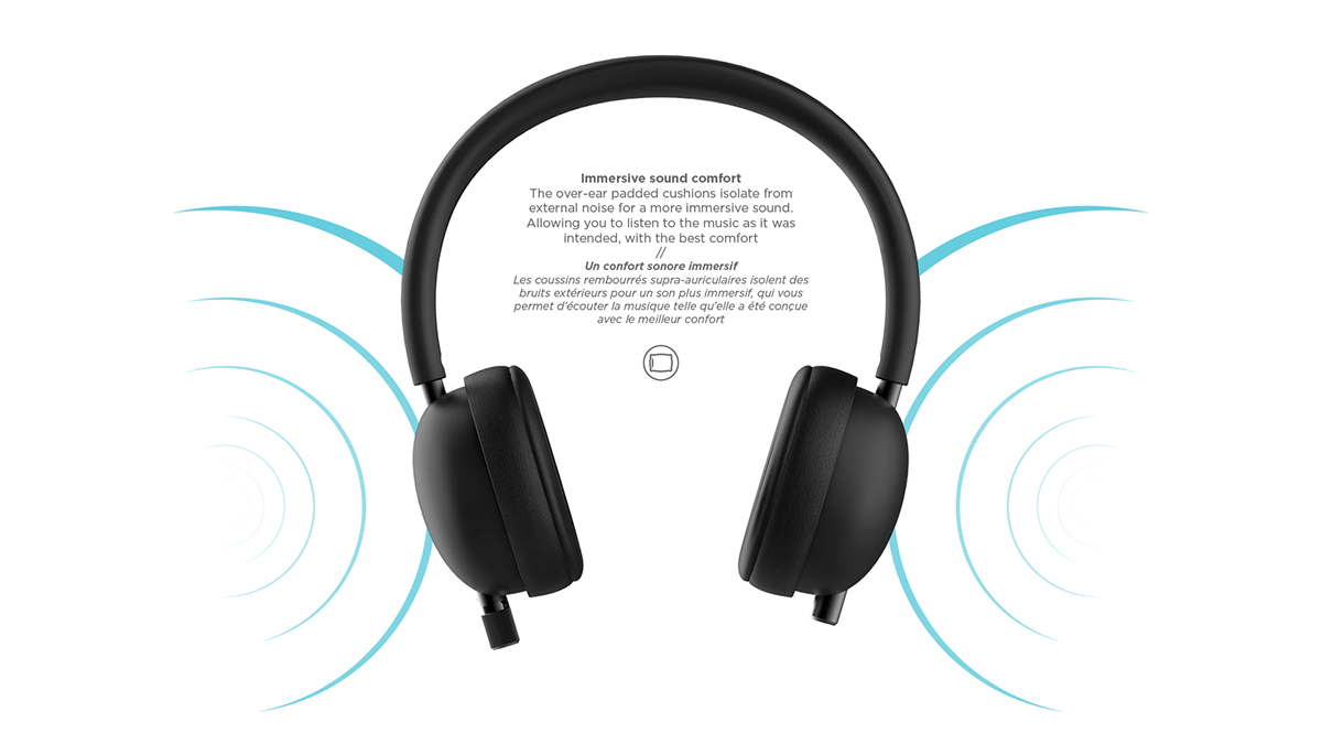 design industrial design  headphone sketch qilive creation sound Consumer tech IF Award