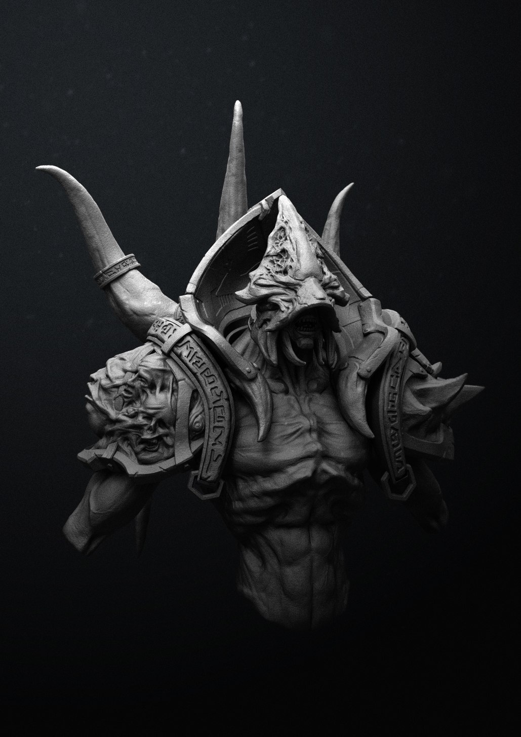 Zbrush Character necromant monster death devil demon