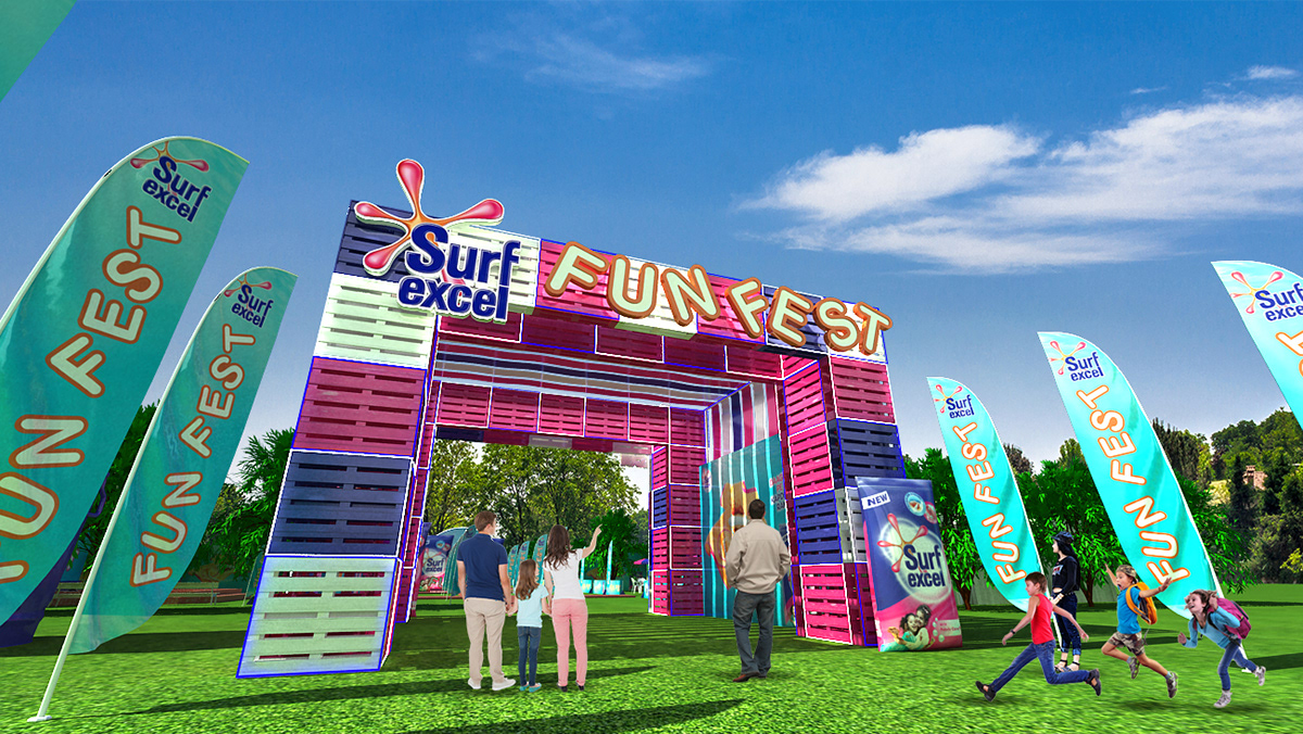 Advertising  detergent Event festival Fun Fun Fest laundry Surf surf excel Unilever