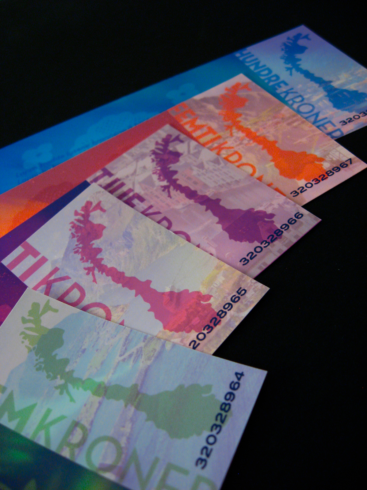 currency  Norway  colors  northern lights  norwegian  kroner  money