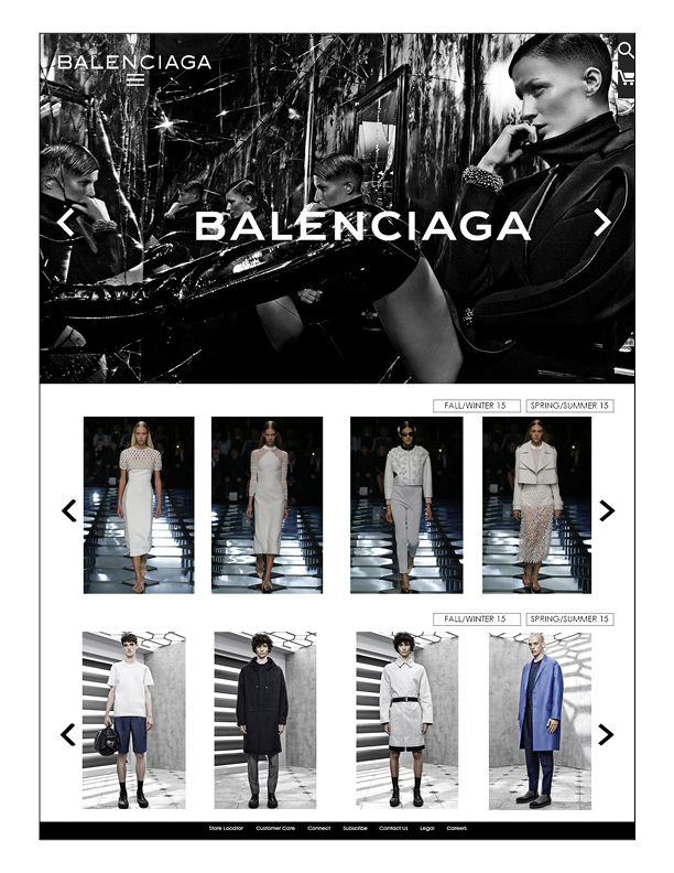 fashion web design fashion blog Layout Design marketing  