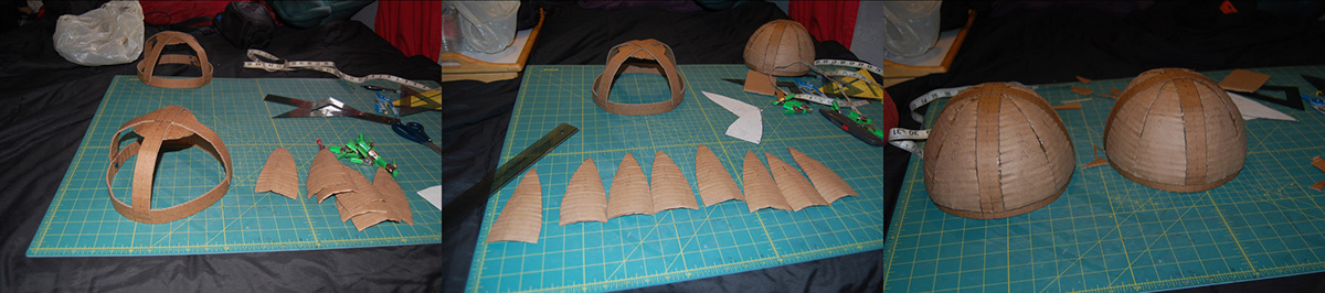 cardboard costume Cosplay props Helmet headwear