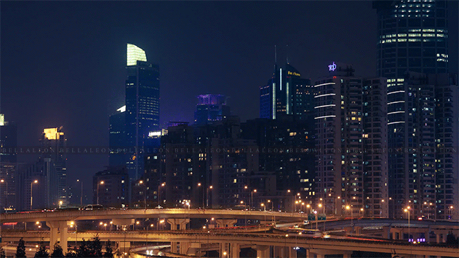 cinemagraph city 上海 夜晚 东京 tokyo Shanghia night lighting