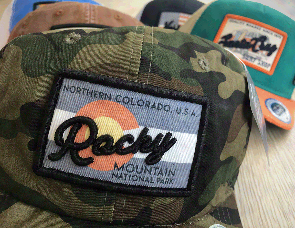 resort nautical upcountry headwear Hats caps Embroidery applique screenprint Seaside