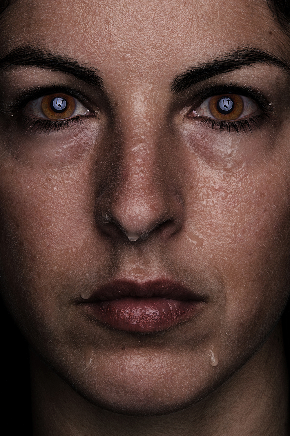 photo digital art portrait eyes write italian water woman man studio editorial Project