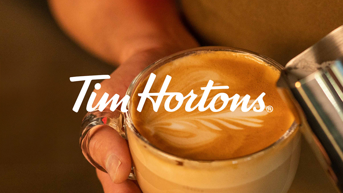tim hortons coffee branding graphic design  Advertising  marketing  