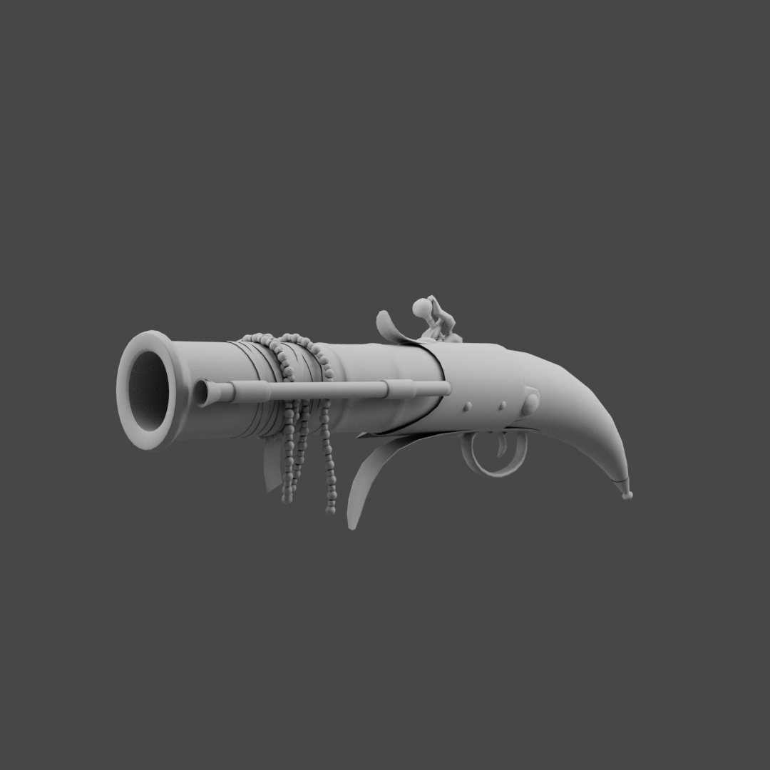 3D 3d modeling blender3d old old weapons Render Retro shortgun texture weapons