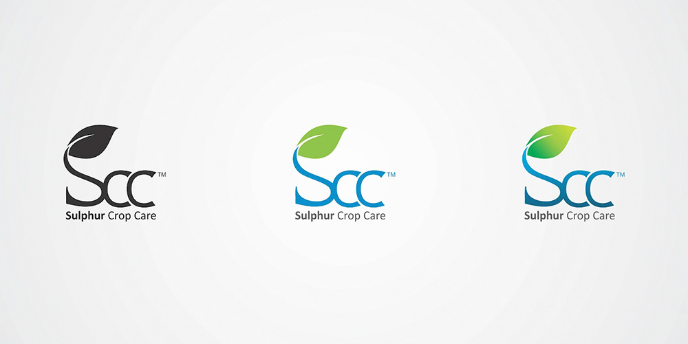 sulphur crop care  Stationery Design logo