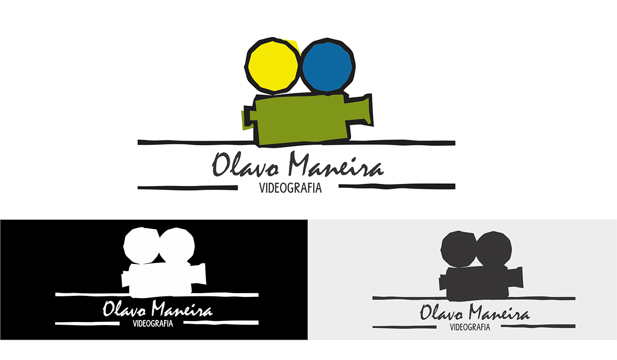 Logotipo identidadevisual papelaria projeto Videografia