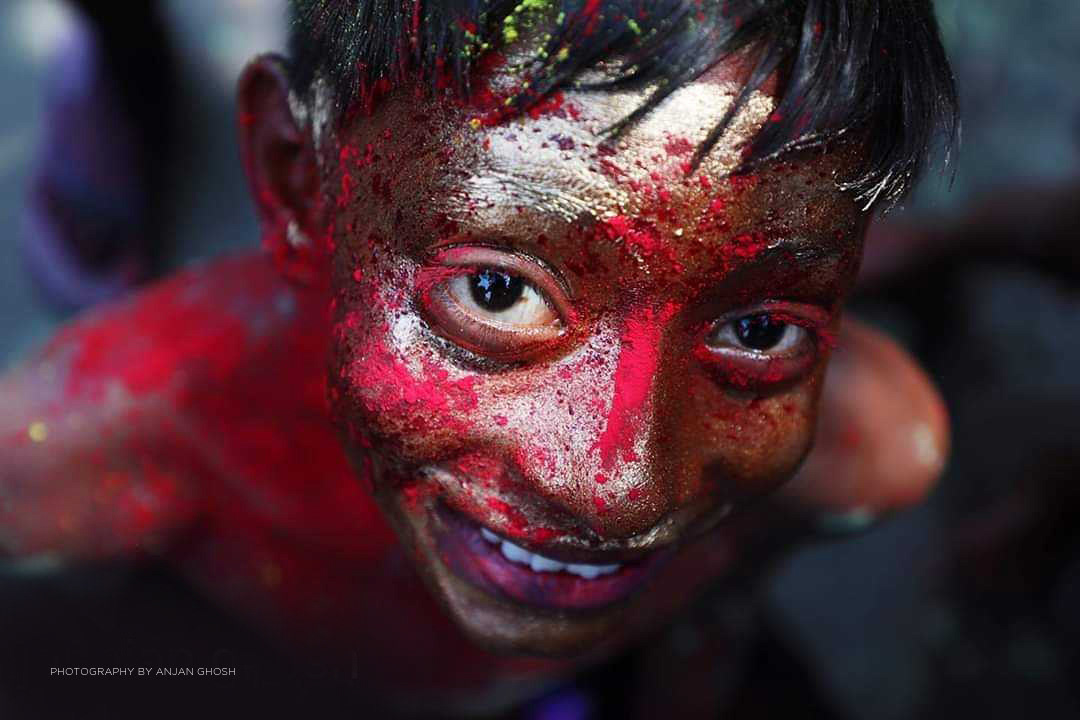 Photography  photoshoot portrait photographer colour holi colors festival Behance indiafestival