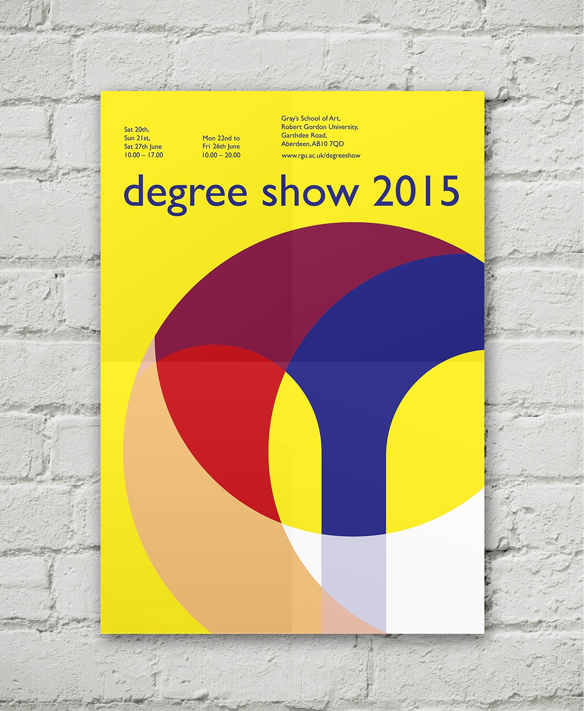 degree show poster swiss digital circle