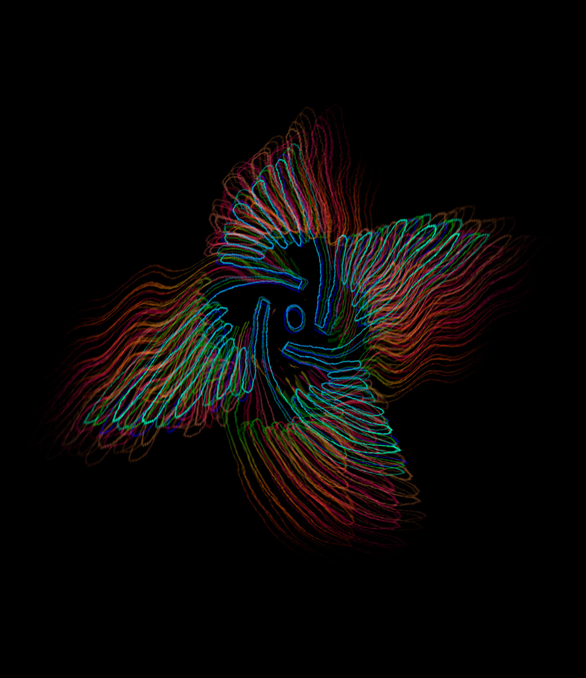 Mandala psychedelic trippy Digital Art  visual орнамент pattern design rainbow art