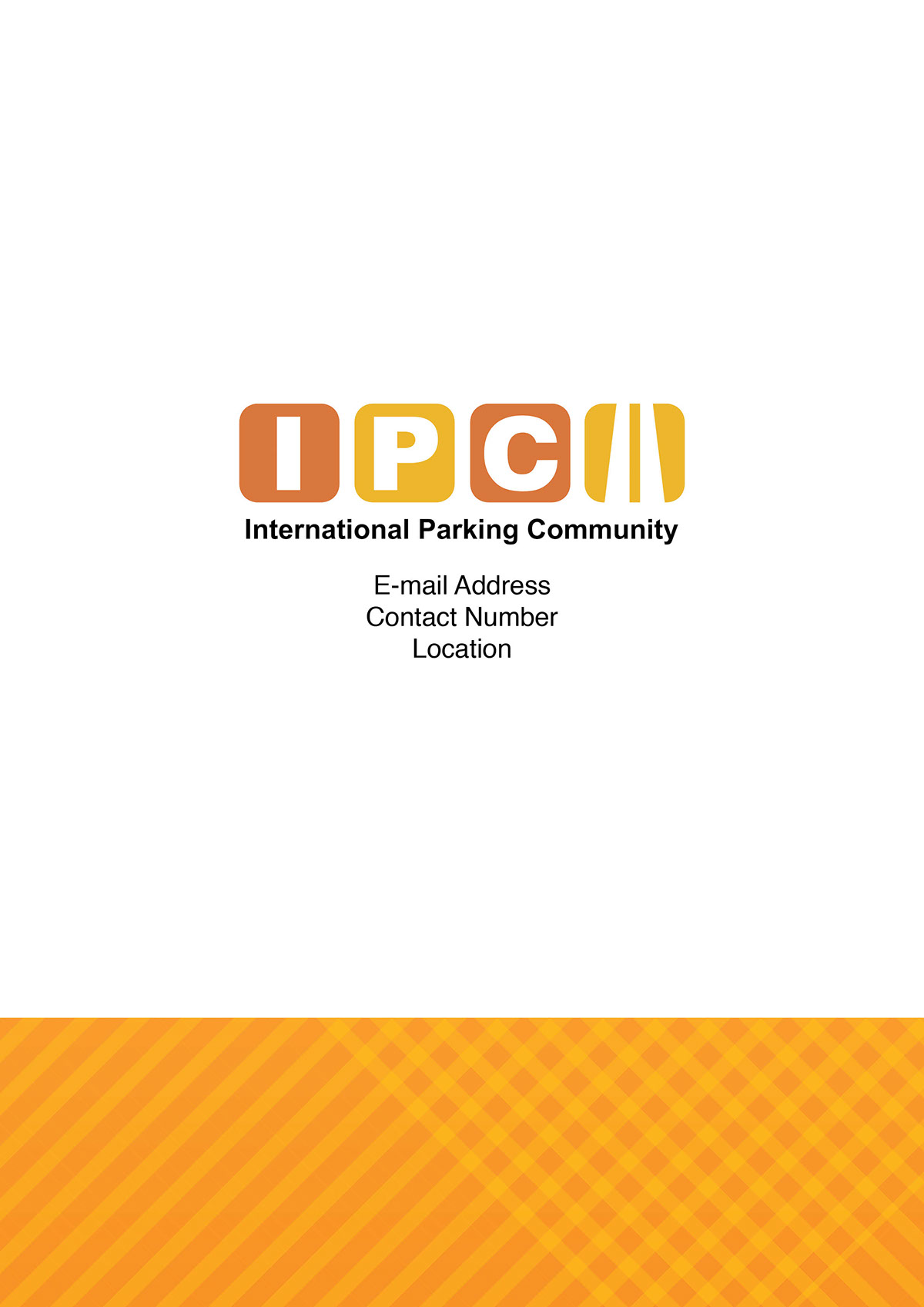 ipc International Parking Parking Community Patron Hallow Ffreelancer stationary template