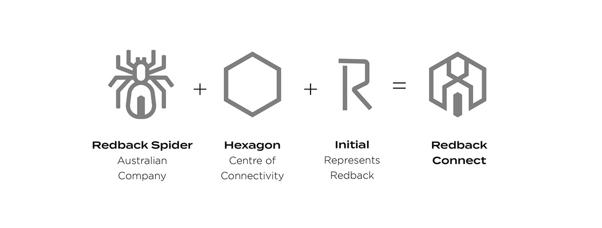 brand identity brand redesign branding  connect corporate brand logo Logo Design red Redback Website