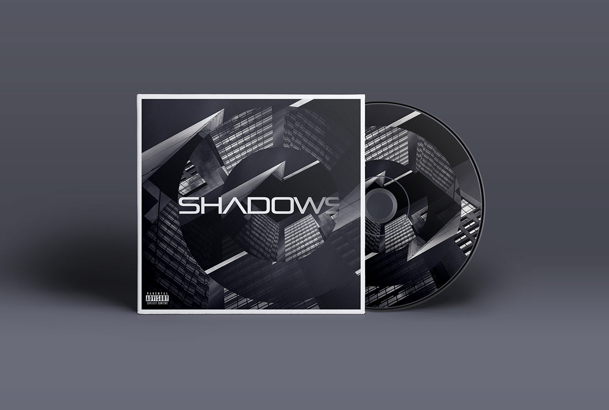PSDailychallenge CD cover Shadows music psdailycreativechallenge