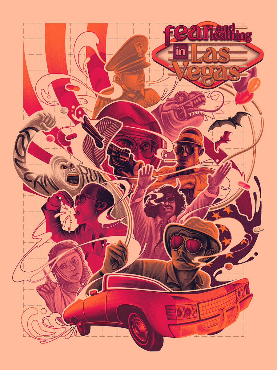 Fear and Loathing in Las Vegas Alternative Movie Poster
