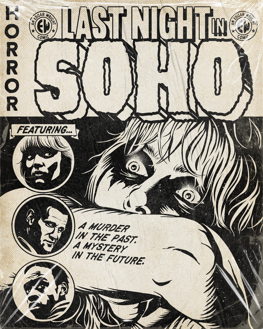 anya taylor joy Comic Book comics ec comics Edgar Wright horror horror comics last night in soho Pop Art vintage comics