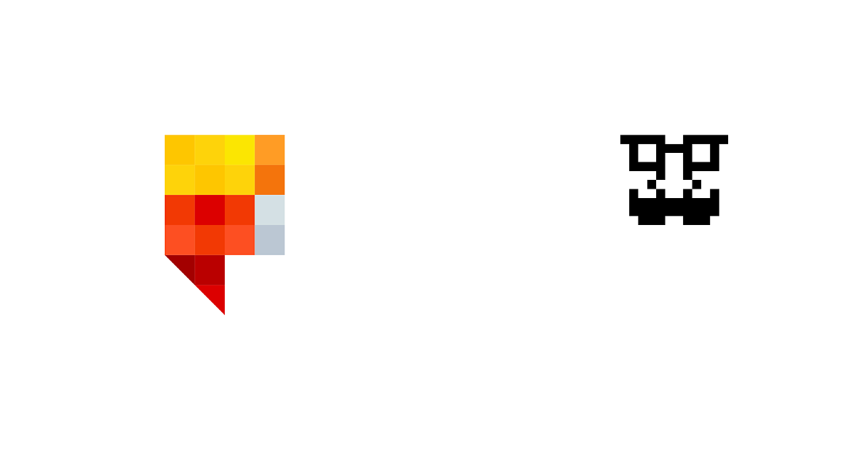 logos set color grid clear sign symbol simplicity modular