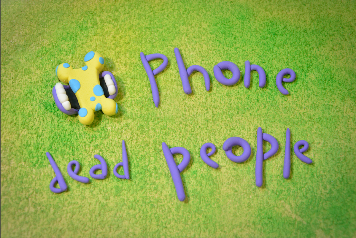 iphone dead people animated stop-motion uruguay Montevideo salvo Park dogs puppy funny comic claymation  