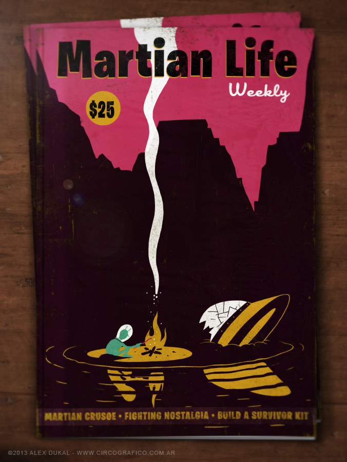 martian mars magazine cover