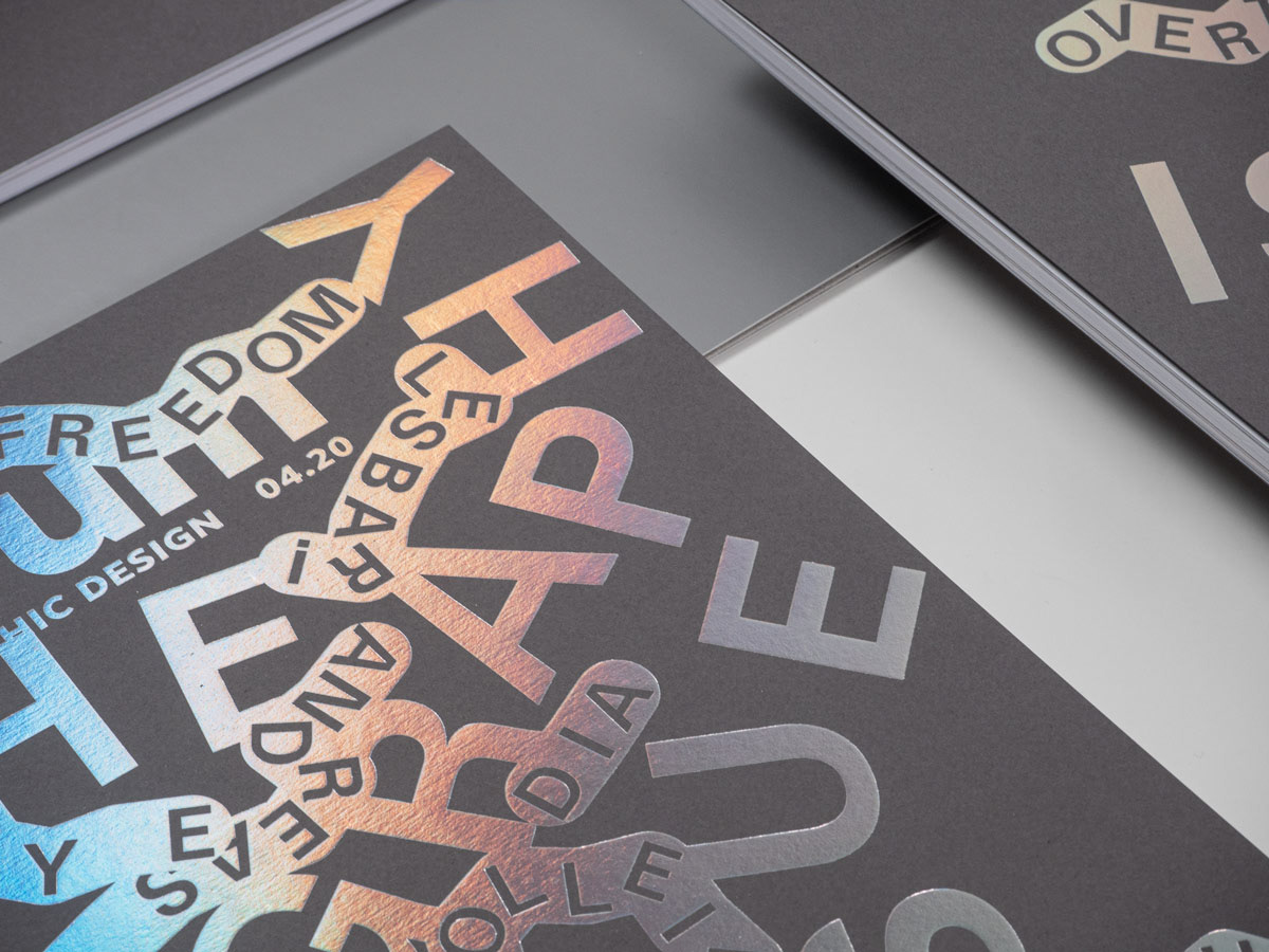 branding  fonts Hot Foil Moving Type