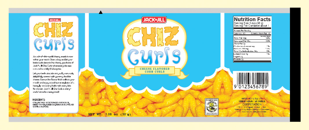 chiz curls junk food philippines local brand rebranding package design  package