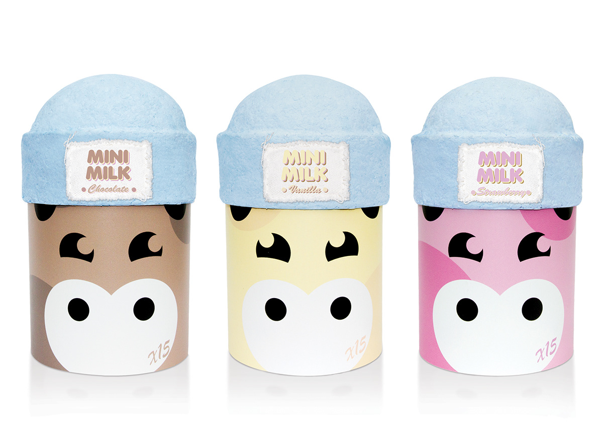 MiniMilk Packaging Design icecream