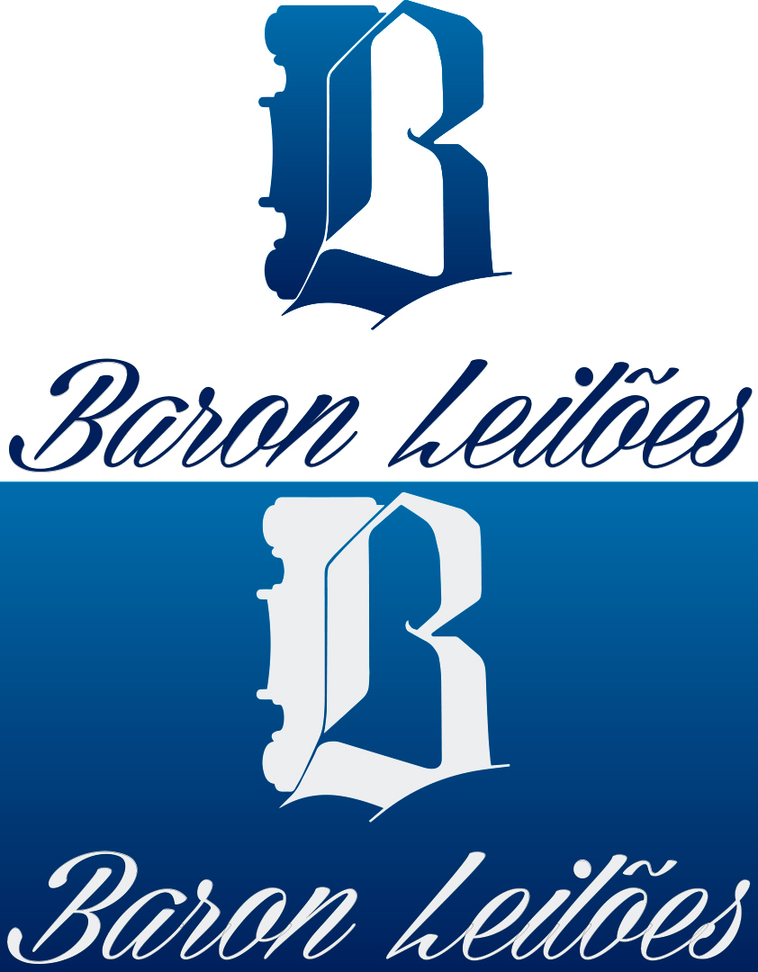 Web logo logotipia Barron Leiloes CG Multimídia Cicero Felipe Pereira