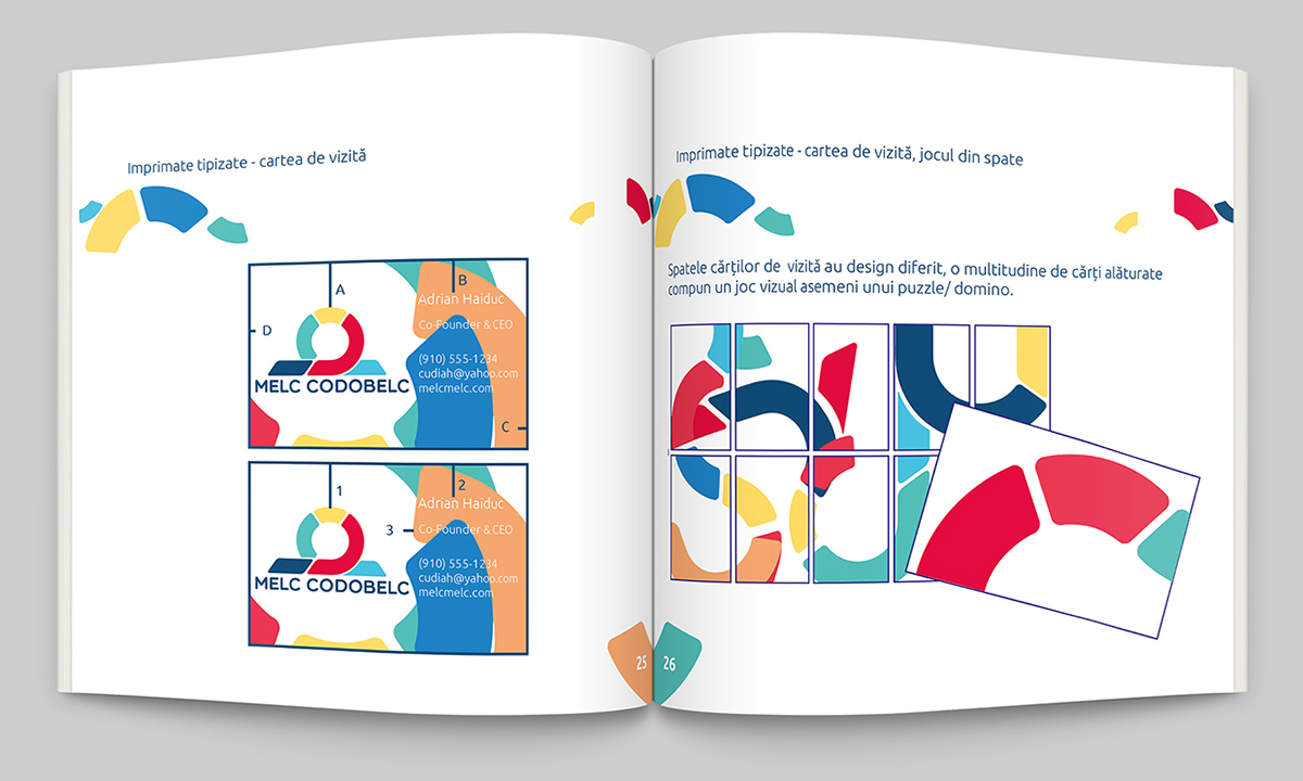 visual identity design kindergarten brand book