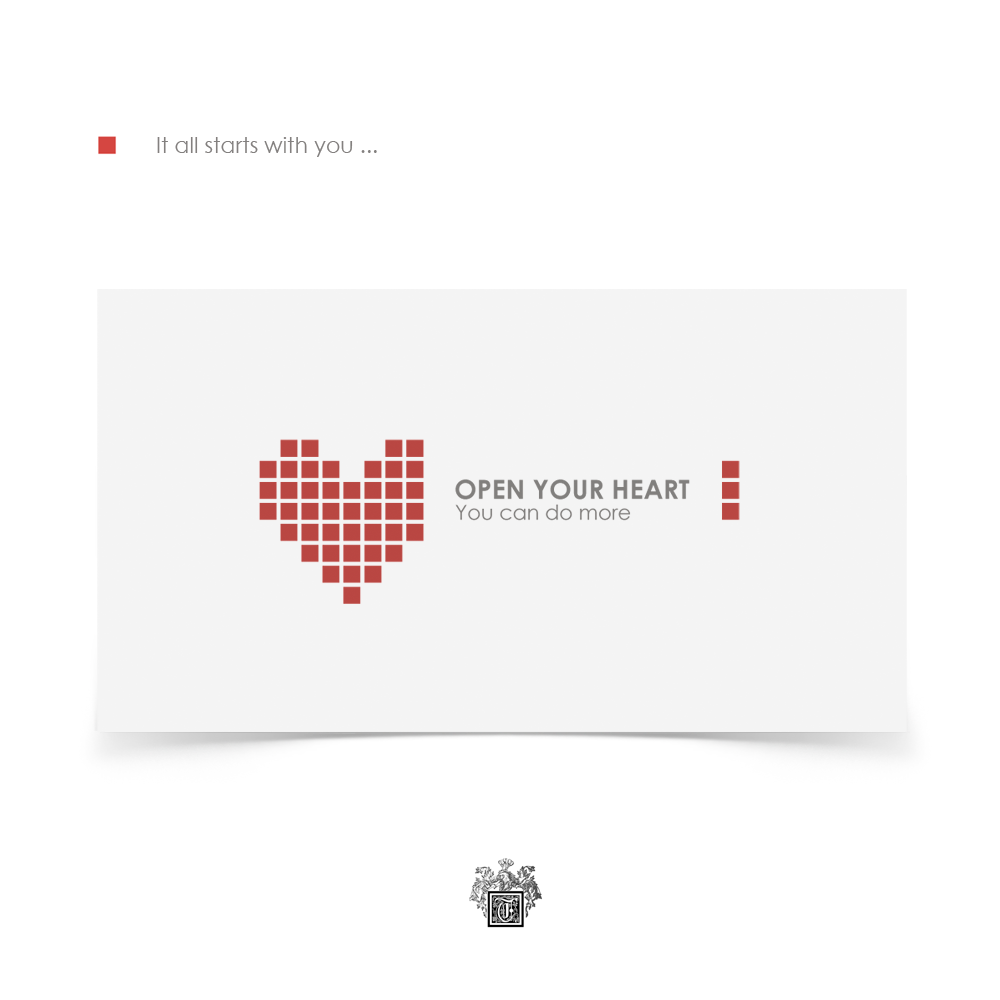 logo charitable organization open your heart tomenchuk logo tomenchukdeco