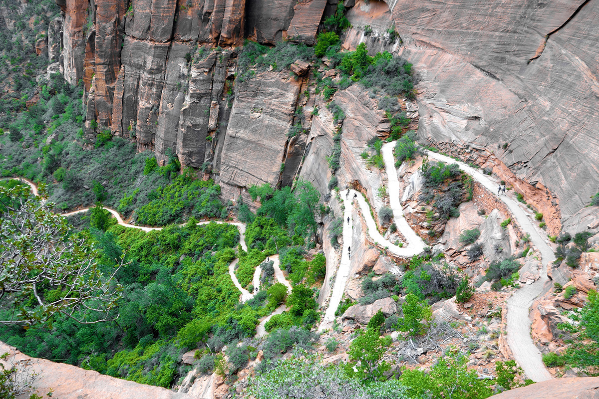 zion National Park utah angels landing hiking