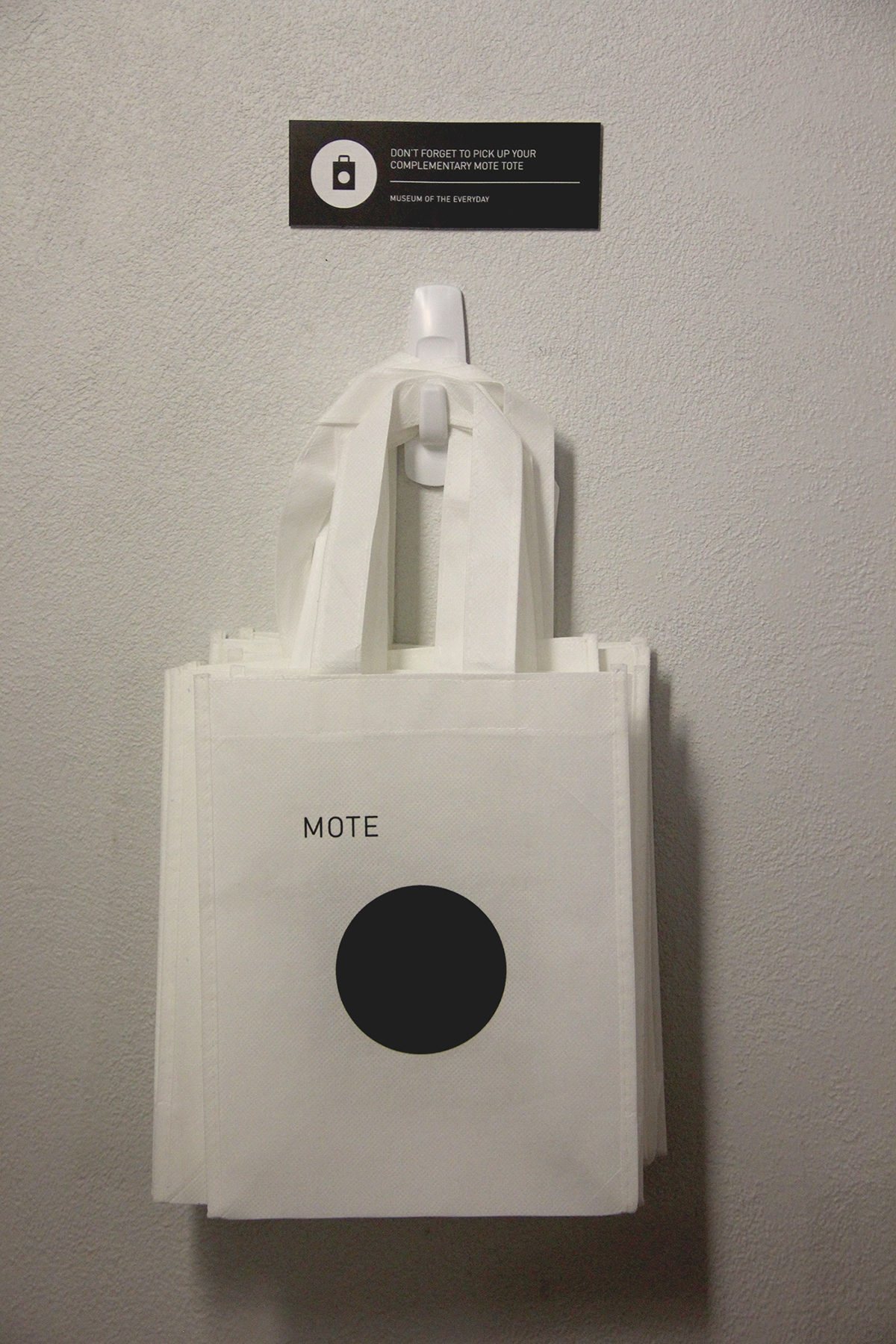 Signage Exhibition  museum everyday objects publication Program MOTE